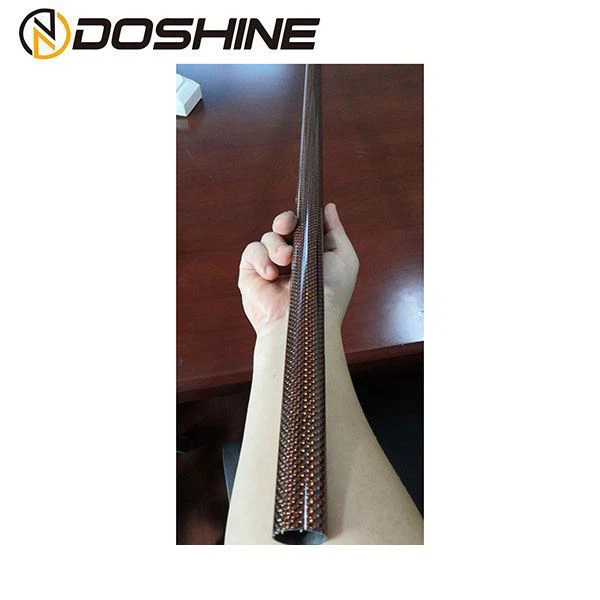 Aramid Carbon Mixed Woven Cloth Tube